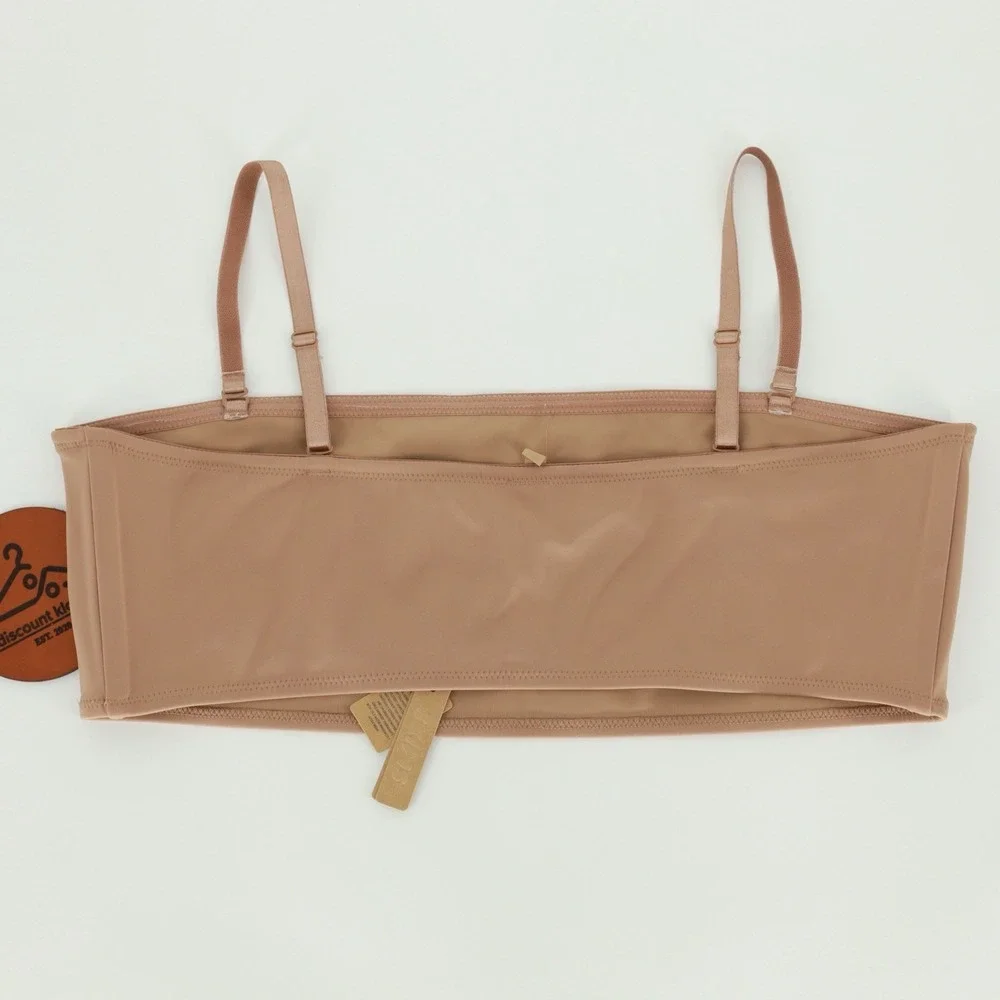 SKIMS Bandeau Swim Bikini Top Boning Sienna Size 4X‎ SW-BND-0115 NWT